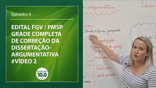 2024 FGV  PMSP  CORREÇÃO DA DISSERTAÇÃOARGUMENTATIVA  MODELOS PRONTOS SERÃO ANULADOS Parte 3 [upl. by Cire]