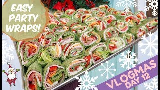 EASY WRAPS FOR YOUR HOLIDAY PARTY 2018  VLOGMAS DAY 12 [upl. by Adnauq20]