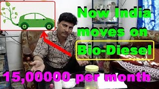 How to make Biodiesel at home in hindi Home made Biodiesel  Bio diesel manufacturing [upl. by Sylirama507]