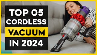 The Best Cordless Vacuum in 2024  Top 05 List ✅ [upl. by Isewk]