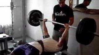 150 lbs 18yrs old benchpress 315 [upl. by Adaha770]