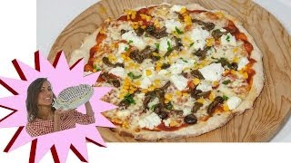 Pizza Kamut  con Mais Ricotta e Funghi  Le Ricette di Alice [upl. by Annagroeg133]