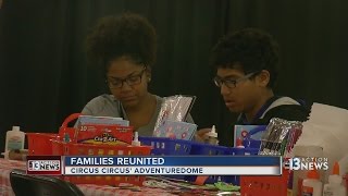 Siblings reunite for holidays at Adventuredome [upl. by Ahsenhoj]