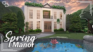 Bloxburg Spring Manor  Speedbuild No Transform Gamepass [upl. by Fiedler]