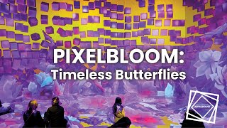 PIXELBLOOM Timeless Butterflies  ARTECHOUSE DC [upl. by Milde]