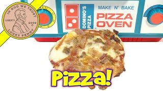 Dominos Make N Bake Pizza Oven  Meat Lovers Pizza [upl. by Annayak]