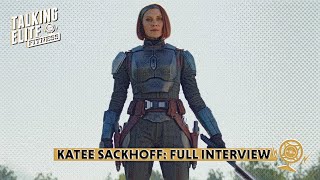 Katee Sackhoff Talks About The Mandalorian Fitness And Upcoming Roles  Full Interview [upl. by Nepets]