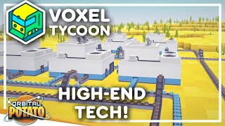 Advanced MANUFACTURING  Voxel Tycoon  Management Transport Tycoon Game  Episode 6 [upl. by Oidiple]