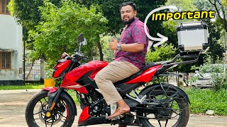 IS IT IMPORTANT OR NOTTOPBOXBAJAJ PULSAR N160 [upl. by Joacimah]