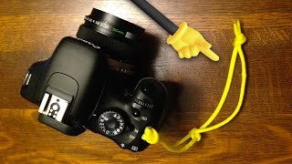 ADJUSTABLE DIY Paracord Camera Wrist Strap by Knoptop [upl. by Cairistiona]