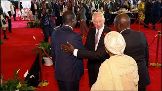 See what President RUTO did to RAILA at State House during a state banquet in honor of King Charles [upl. by Zetroc830]