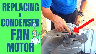 How I Replace an Air Conditioner Condenser Fan Motor [upl. by Mourant]