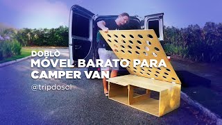 TOUR MOTORHOME Doblo FEITO EM CASA  Projeto simples  Veja [upl. by Nner]