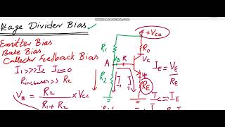 BJT Transistor Biasing Configuration Voltage Divider Bias Explanation transistors [upl. by Telfer]