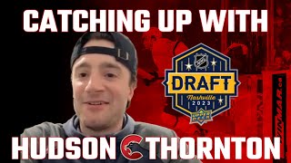 Hudson Thornton Chats OffSeason NHL Draft and More  Cougars TV [upl. by Haven]