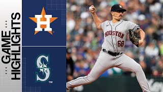 Astros vs Mariners Game Highlights 5623  MLB Highlights [upl. by Bellis]