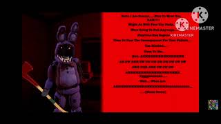 Withered Bonnie voice lines for craigmariofan6518 [upl. by Zollie81]