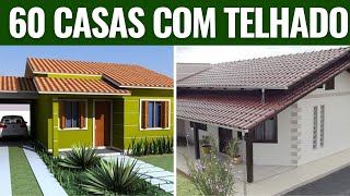 60 MODELOS E IDEIAS DE FACHADAS DE CASAS COM TELHADOS QUE VOCÊ TEM QUE VER [upl. by Arreit682]