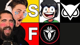 REUPLOAD Vanoss Crew Tierlists… Nogla amp Terroriser Reaction [upl. by Lehcsreh]