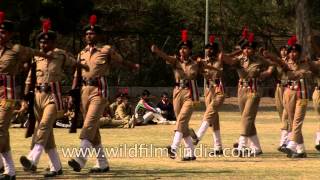 Stride with pride  NCC cadets perform march past in India [upl. by Milton509]