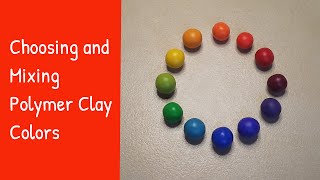 Starting out with polymer clay  Mixing colors [upl. by Steere]