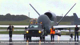 RQ4 Global Hawk lands in Guam [upl. by Granville641]