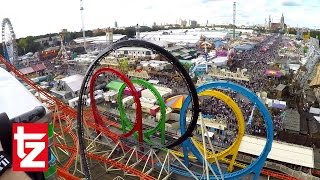 Oktoberfest Fahrgeschäfte Olympia Looping [upl. by Ileane]