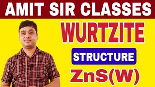 Wurtzite Structure  ZnS  Solid State [upl. by Nida]