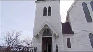 Ringing the Anglican Church Bell in WoodstockNB [upl. by Ylrebme]