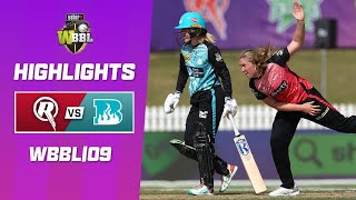 Melbourne Renegades v Brisbane Heat  WBBL09 [upl. by Leerzej]