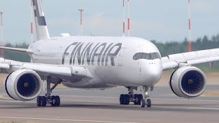 40 MINUTES of GREAT Plane Spotting at HELSINKI AIRPORT EFHKHEL [upl. by Trofmoc]