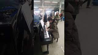 Dionysios Mataragkas  Kings Cross Station London  24122023 [upl. by Hamilah]