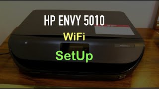 HP ENVY 5010 WiFi Setup review [upl. by Zeitler]