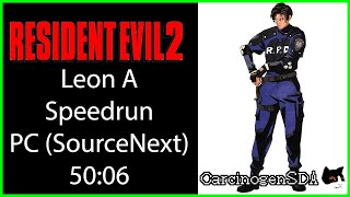 Resident Evil 2 PC Speedrun  Leon A 5006  Twitch VOD [upl. by Pfeifer]