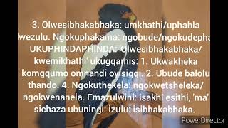 Inkondlo Ngikuthandile Ungithandile ukuchaza amagama akhethiwe Video 1 [upl. by Aiblis758]