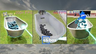 Garrys Mod vs VPhysics Volt vs Sampbox Full Comparison [upl. by Anilys420]