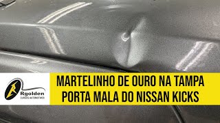 Martelinho de ouro na Tampa porta mala do Nissan Kicks [upl. by Littell]