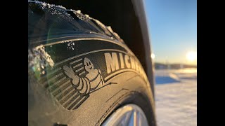 Test av piggfritt vinterdekk  Michelin X Ice Snow 2020 [upl. by Amehsat]