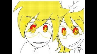 Rin and Len lil Animation Flipnote Studio [upl. by Paul446]