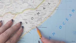 ASMR  Banaadir Somalia History amp Geography Mogadishu  Soft Spoken Map Tracing Google Earth [upl. by Nnylyak127]