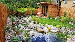 Amazing nature garden landscaping timelapse 10 weeks in 10mins  walk around [upl. by Leonerd95]