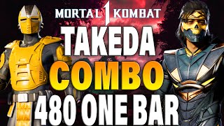 Mortal Kombat 1 Takeda Combos  MK1 Takeda Combo Tutorial [upl. by Barnett]