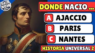 25 Preguntas de historia universal parte 2  que tan inteligentes o sabio en historia eres [upl. by Calv]