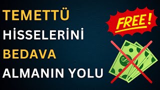 Para Harcamadan Temettü Hissesi Almak Mümkün mü Evet Mümkün [upl. by Maillij]