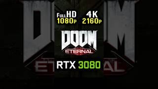 1080p vs 2160p 4K  DOOM Eternal  RTX 3080  HD vs 4K [upl. by Ariaet]