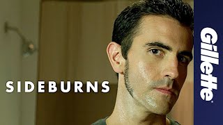 Sideburn Styles How to Shave Classic Sideburns  Gillette [upl. by Schug]