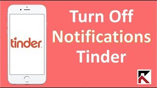 How To Turn Off Tinder Notifications iPhone [upl. by Riker]