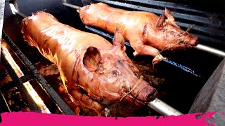 The ULTIMATE ROASTED PORK Destination at La Ruta de Lechon  Guavate Puerto Rico [upl. by Namsu141]