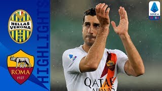 Hellas Verona 13 Roma  Kluivert Perotti and Mkhitaryan Send Roma Fourth  Serie A [upl. by Essinger]