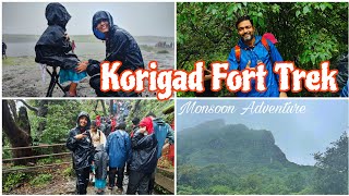 korigad Fort Vlog The Monsoon Adventure  Trek  Lonavala [upl. by Ninahs210]